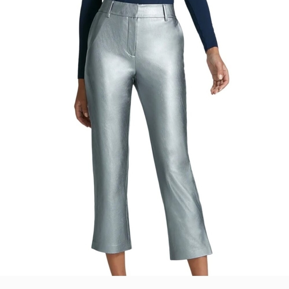 Commando Metallic Silver 7/8 Cropped Pants